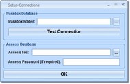 Paradox to MS Access Conversion Software screenshot